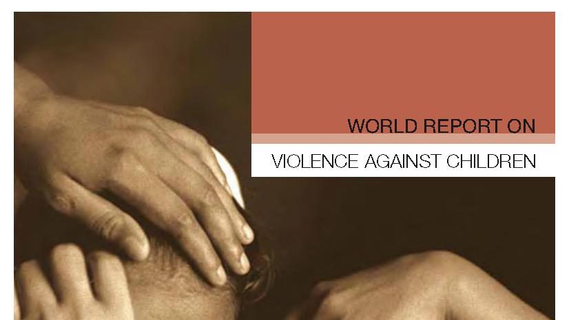 Cover page of the World report on violence against children