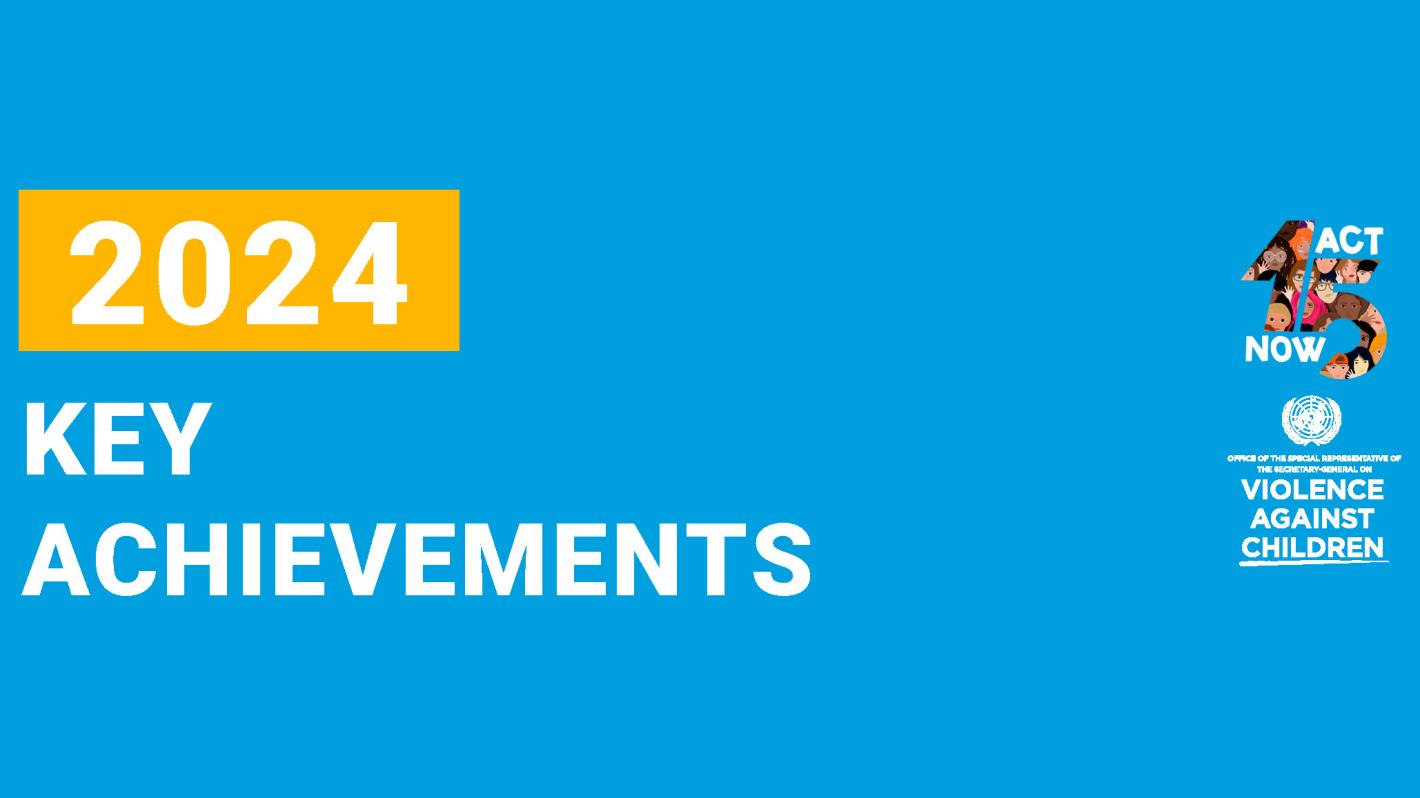 Cover page of the Key achievement 2024