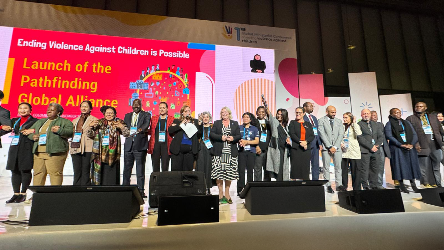 Member states from 41 countries came together to launch the Pathfinding Global Alliance during the first-ever Ministerial Conference on Ending Violence Against Children, held from 7 to 8 November in Bogota.