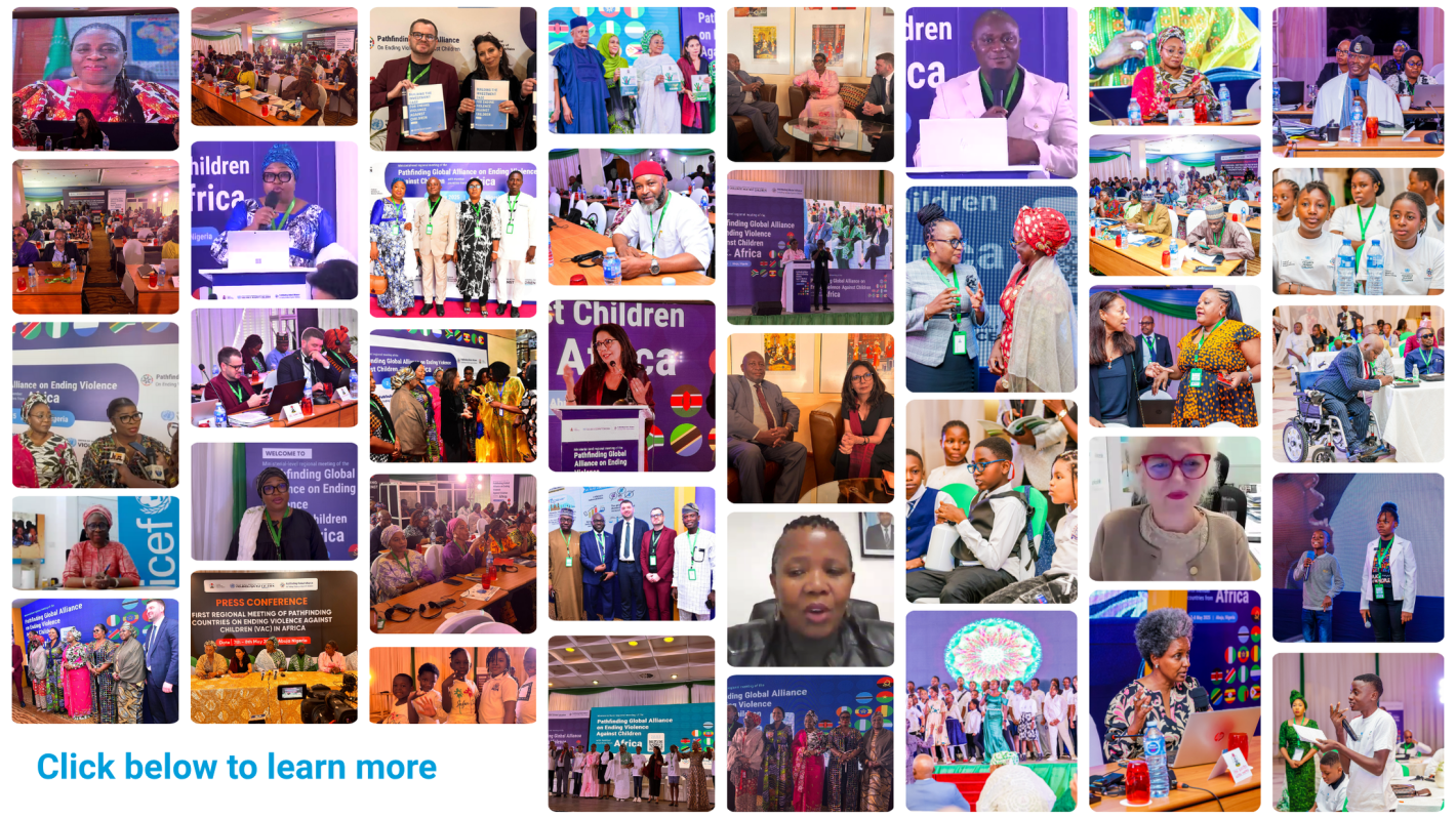 Collage of the Regional meeting of the Pathfinding Countries in Africa
