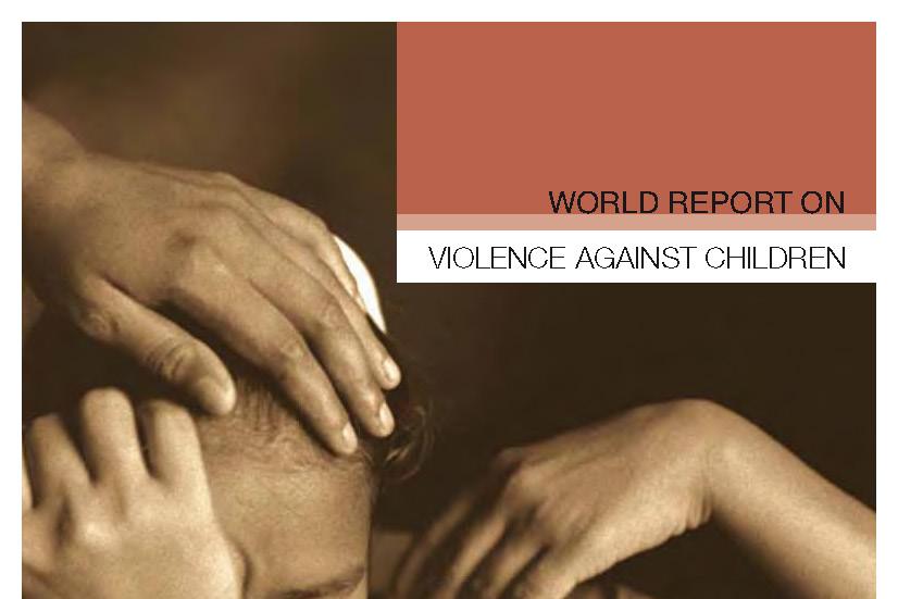 Cover page of the World report on violence against children