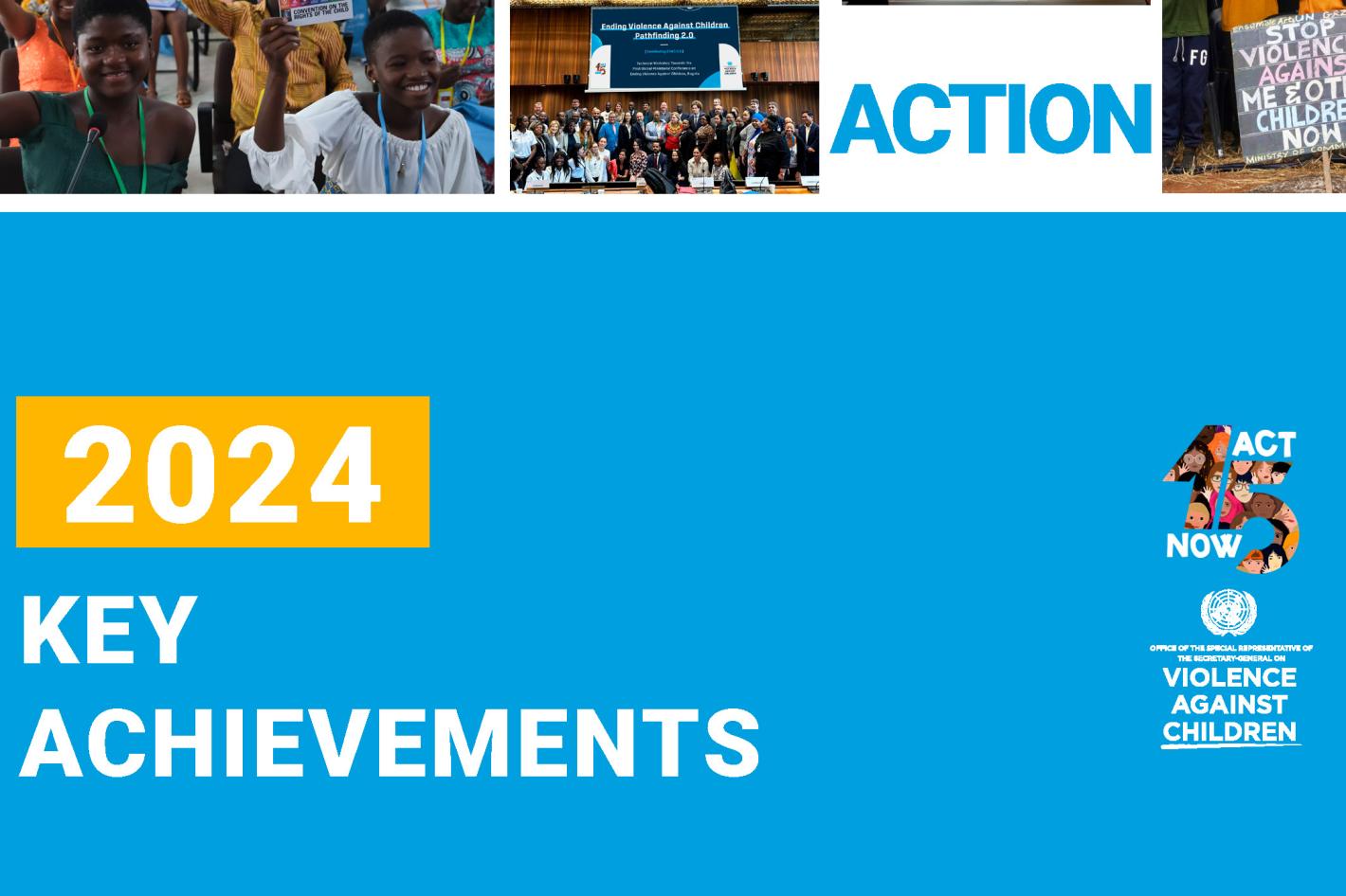 Cover page of the Key achievement 2024
