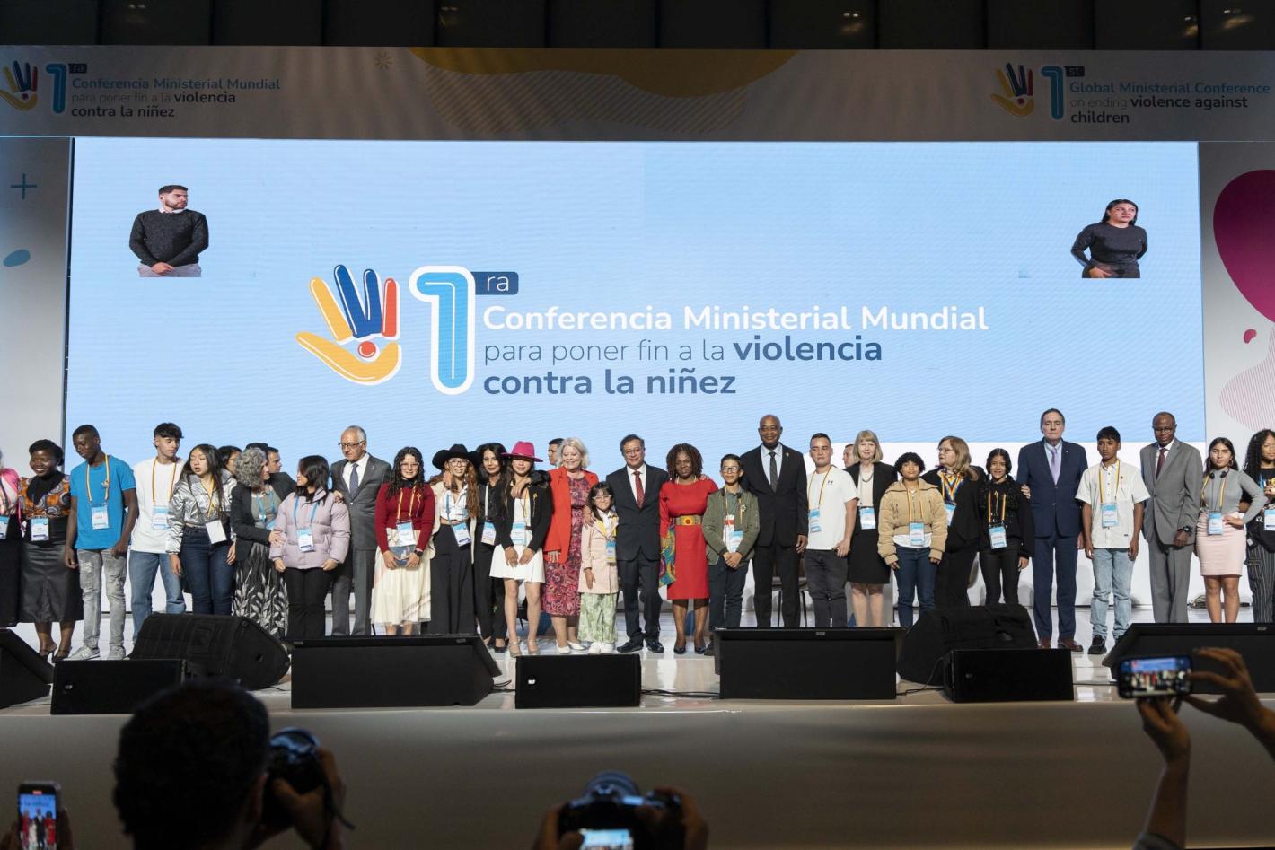 Opening ceremony of the first ever Global Ministerial Conference on Ending Violence Against Children