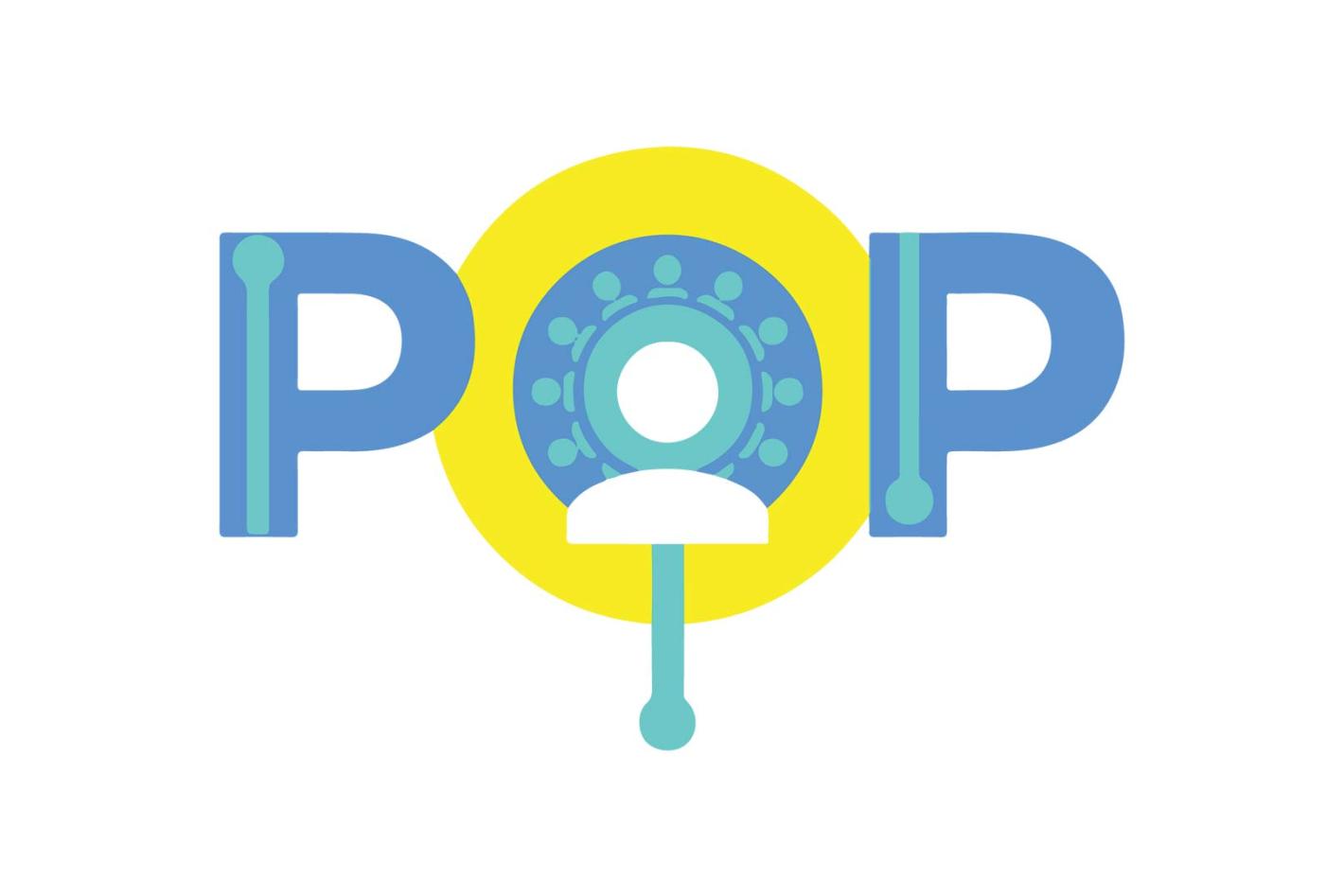 Logo of the PoP - protection through online participation initiative