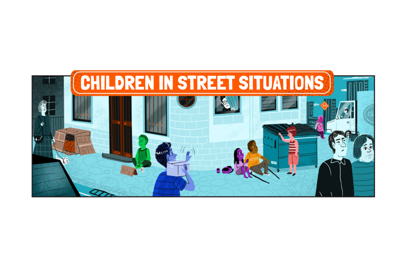 Cover page for the report on Children in street situations are children first and foremost