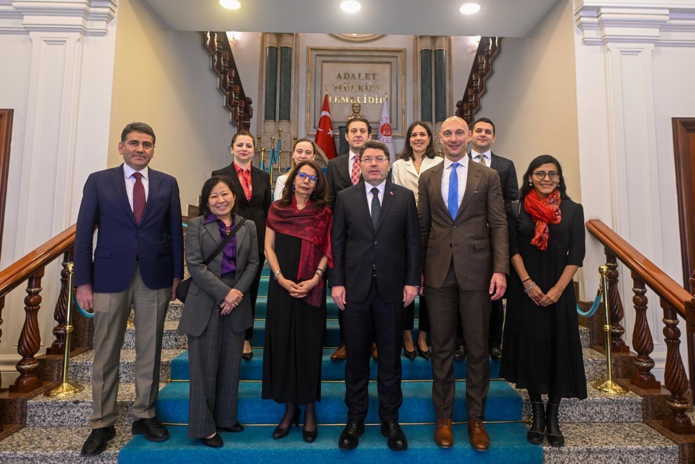 Group photo with the ministry of justice of Türkiye.