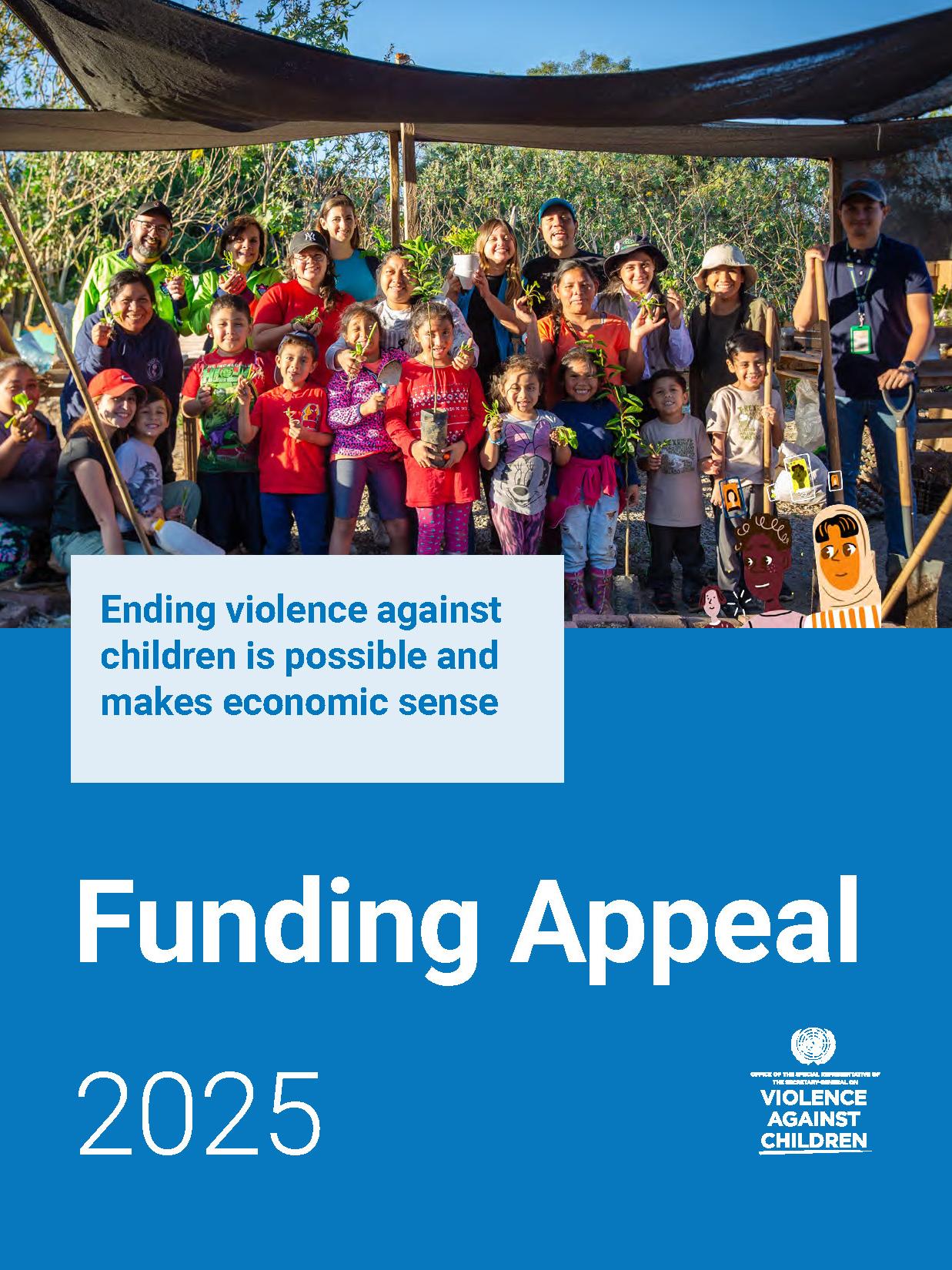 Cover page for the funding appeal 2025