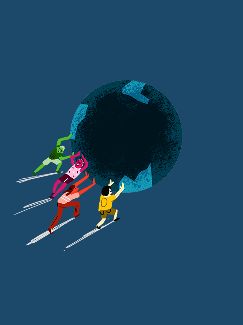 Cover page for the report on How the climate crisis affects violence against children