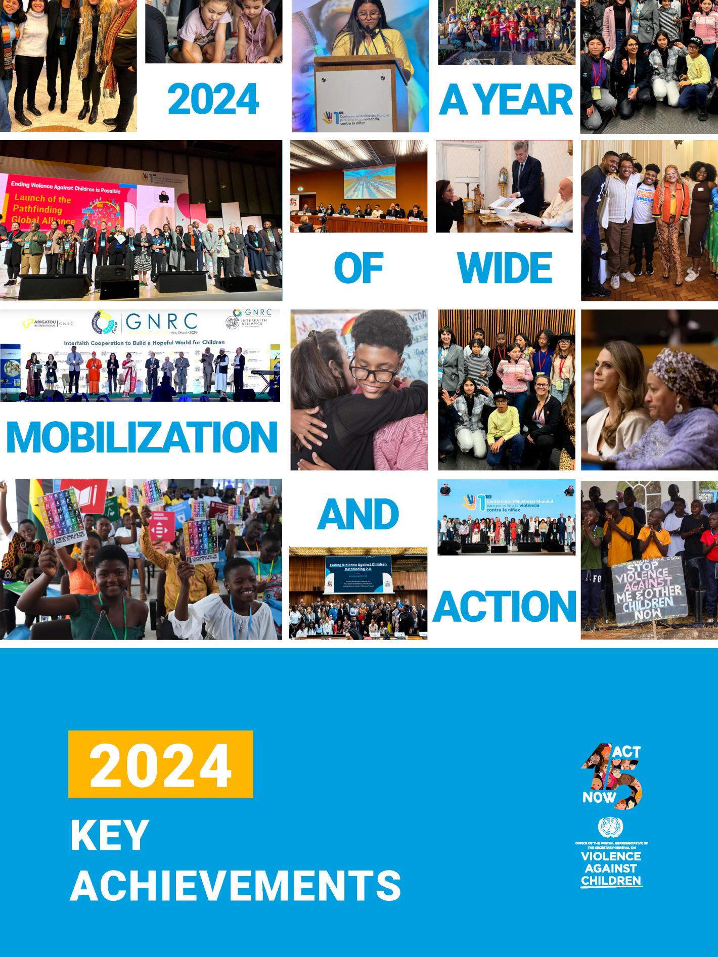 Cover page for the Key Achievements 2025