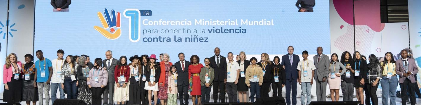 Main photo from the first-ever Ministerial Conference on Ending Violence Against Children.