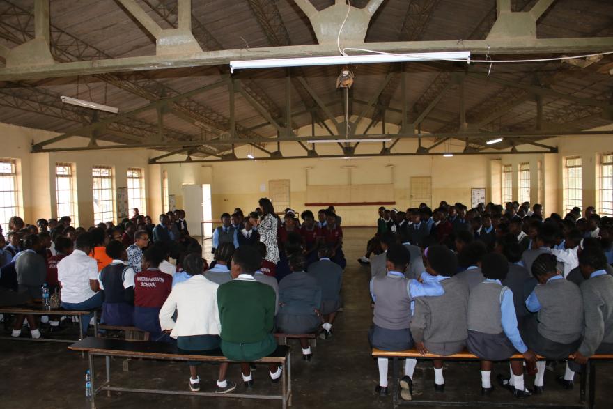 Dr. Najat Maalla M'jid in Zambia during a country mission in 2024.