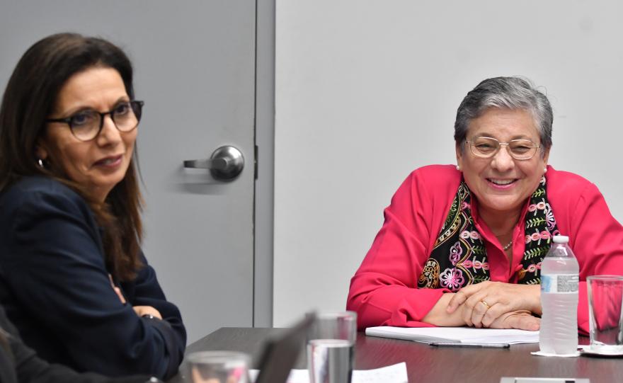 Dr. Najat Maalla M'jid in Costa Rica during a country mission in 2024.