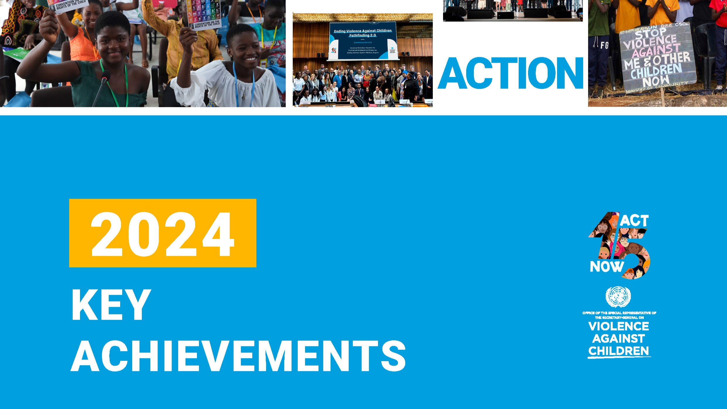 Cover page of the Key achievements 2024